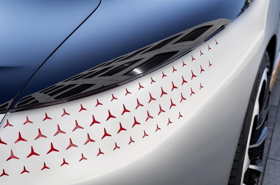 Детали экстерьера Mercedes-Benz Vision EQS 2019 года  (фото 40 из 54)
